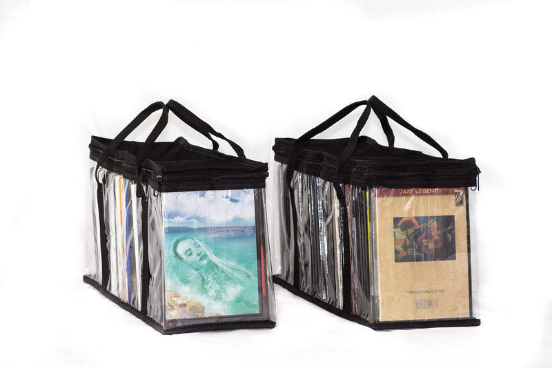 [AUSTRALIA] - Zuitcase- Handy Portable DVD Storage Bags - Best 2-Pack DVD Media Storage Bags Hold up to 80 DVDs (40 Each Bag) Pack of 2 
