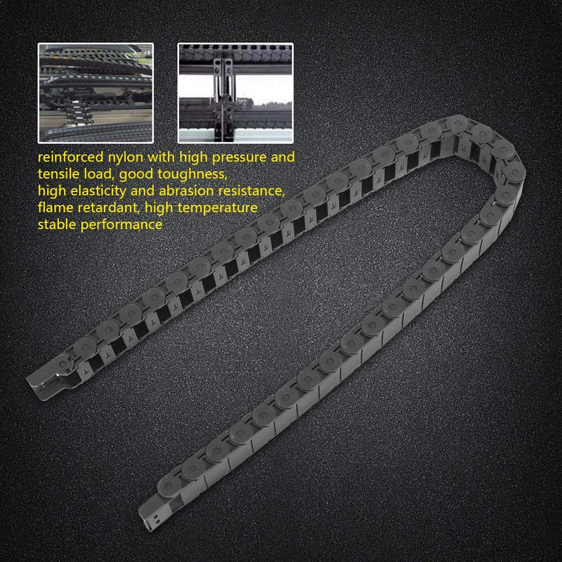 AUGUYUESS 3.28ft Nylon Wire Cable Carrier Drag Chain Engraving Machine Accessory 15mm x 30mm