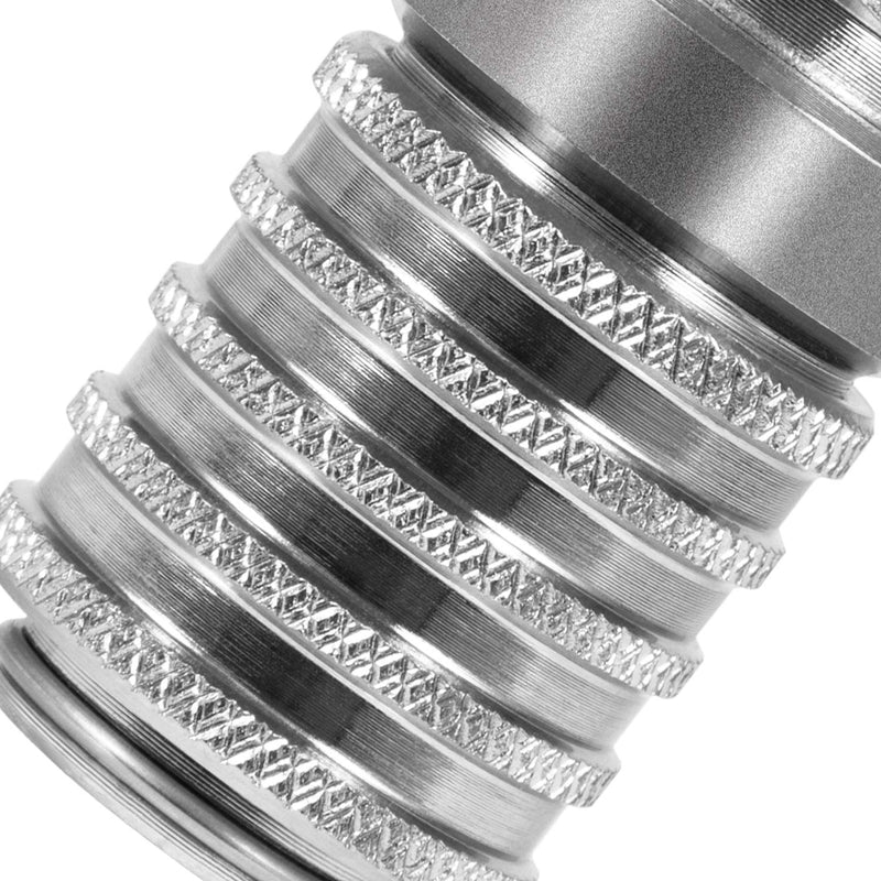 [AUSTRALIA] - PD242 Series PD Steel Test Port and Diagnostic Equipment Quick Coupler with Female Pipe Thread, 1/8" Body Size, 1/4"-18 NPTF Thread Size, 2.12" Length 