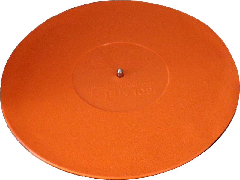 Isolate IT 3 mm Orange Sorbothane Turntable Mat for DJs and Audio Professionals 3mm