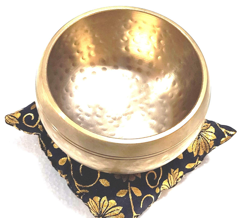 Orien Craft 4 to 4.4" inch Tibetan Singing Bowl Set- Himalayan Meditation Sound Bowl Chakra to Lowers Anger and Blood Pressure, Improves Circulation, Promotes Stillness, Happiness and Well Being