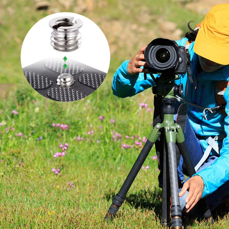 1/4" to 3/8" Camera Tripod Thread Adapter Convert Nut Screw Adapter(10PCS)