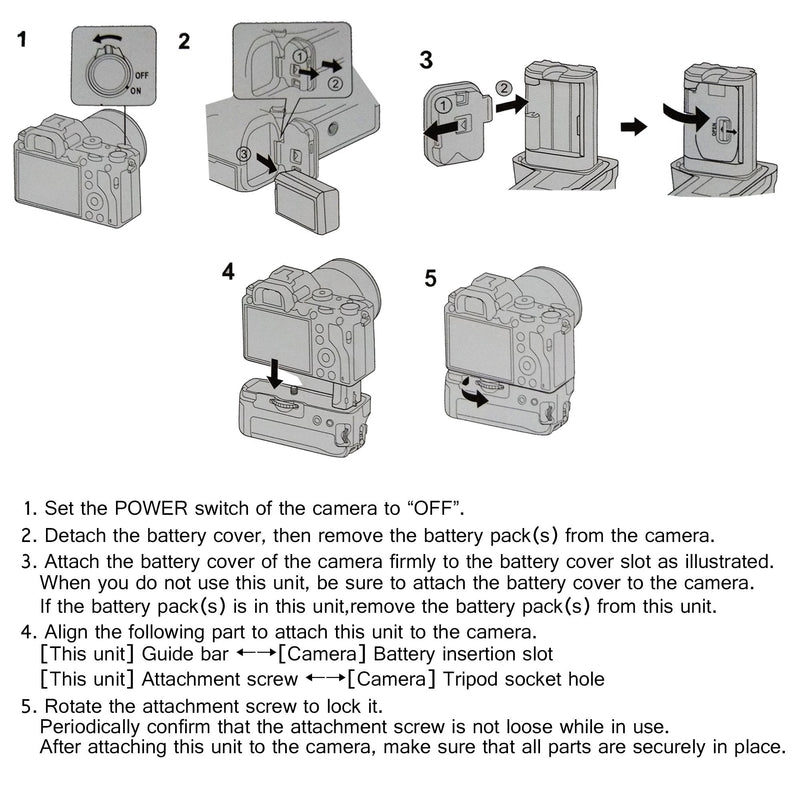 [AUSTRALIA] - DSTE Replacement for Pro VG-C3EM Vertical Battery Grip Compatible Sony A9 A7RIII A7MIII Digital Camera as NP-FZ100 