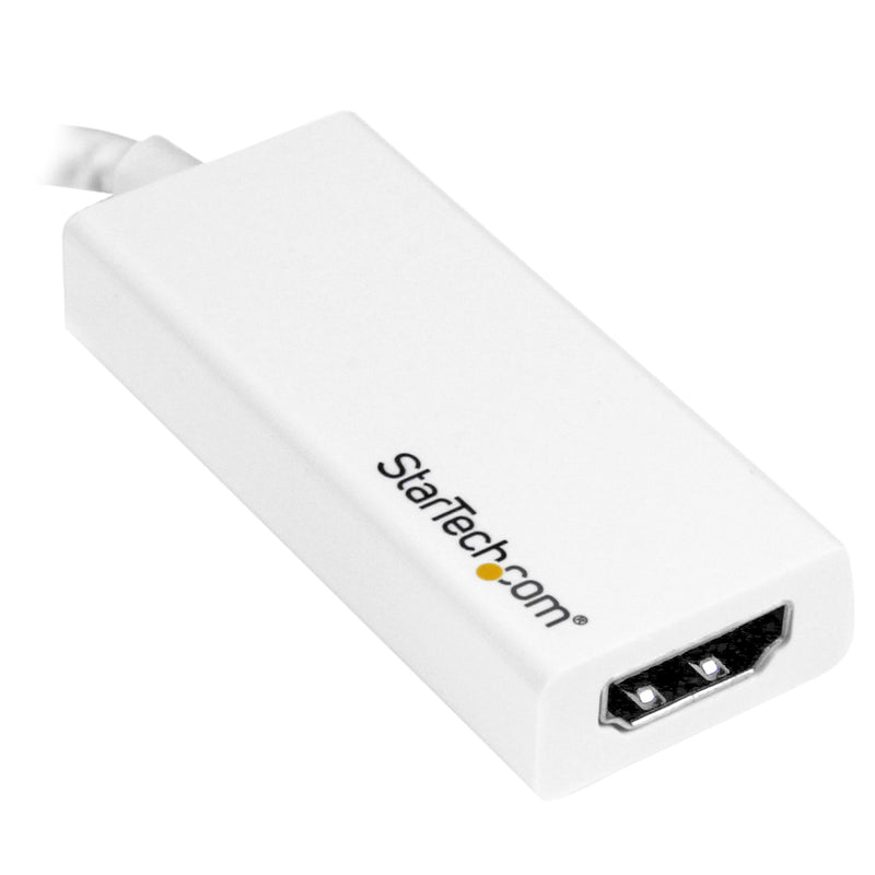 StarTech.com USB C to HDMI Adapter - 4K 30Hz - USB 3.1 Type-C to HDMI Adapter - USB-C to HDMI Dongle - Monitor Adapter - White (CDP2HDW)