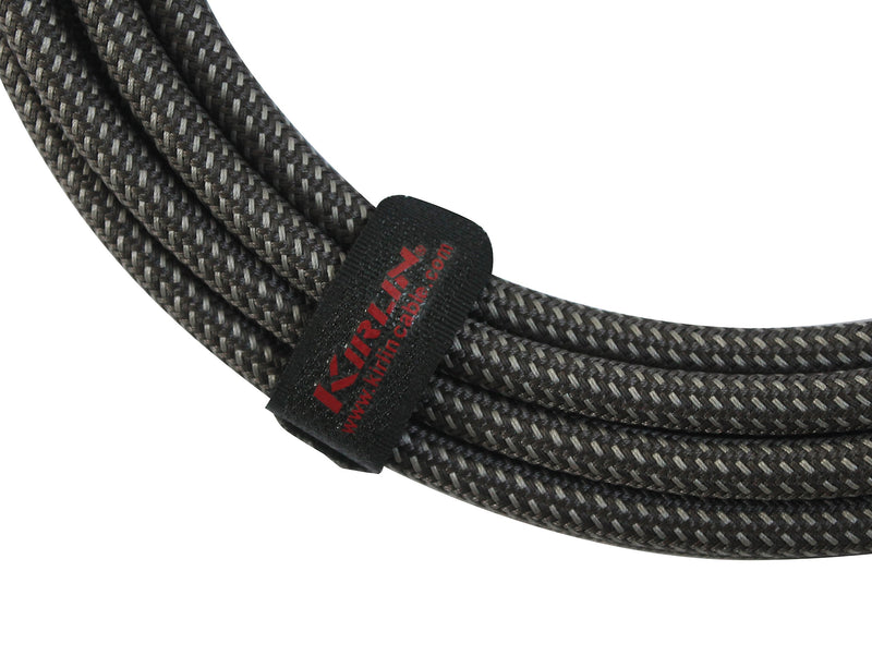 [AUSTRALIA] - KIRLIN Cable IWB-202BFGL-20/CA 20-Feet Premium Plus Instrument Cable, Carbon Gray Woven Jacket 