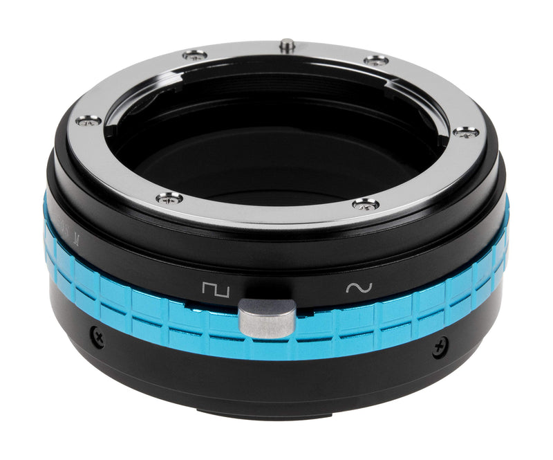 Fotodiox Pro Lens Mount Adapter with Aperture Dial - Nikon G (G and D Type) DSLR Lens to Canon EF-M Camera Body Adapter, fits EOS M Digital Mirrorless Camera Nikon F G-Type