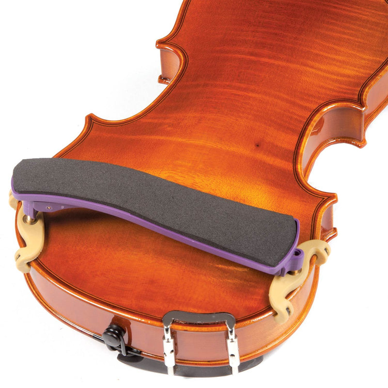 Kun Collapsible Mini Purple Shoulder Rest for 1/16-1/4 Violin