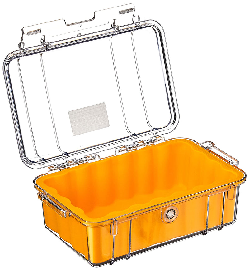 Pelican 1050 Micro Case - for iPhone, GoPro, Camera, and more (Yellow/Clear) Yellow/Clear