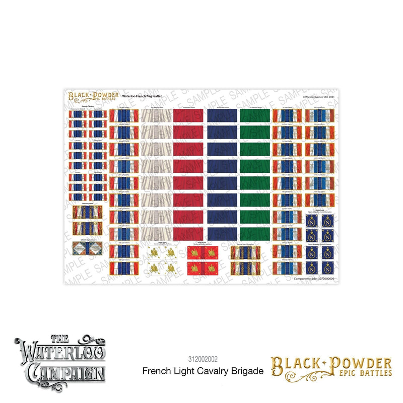 WarLord Black Powder Epic Battles Waterloo: French Light Cavalry Brigade Military Table Top Wargaming Plastic Model Kit 312002002