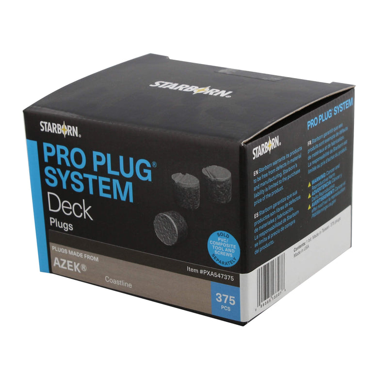 [AUSTRALIA] - Starborn Industries Pro Plug PVCComp - Plugs 375 100 sf Azek Coastline PXD547375 (1) 1 