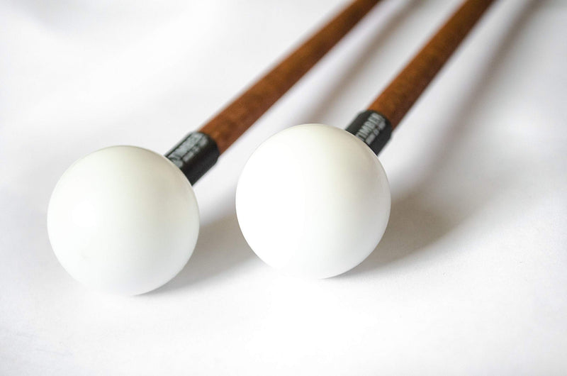 Timber Drum Co. T2HP, MADE IN U.S.A. Pair of Hard Polymer Mallets for Energy Chime, Xylophone, Wood Block, and Bells