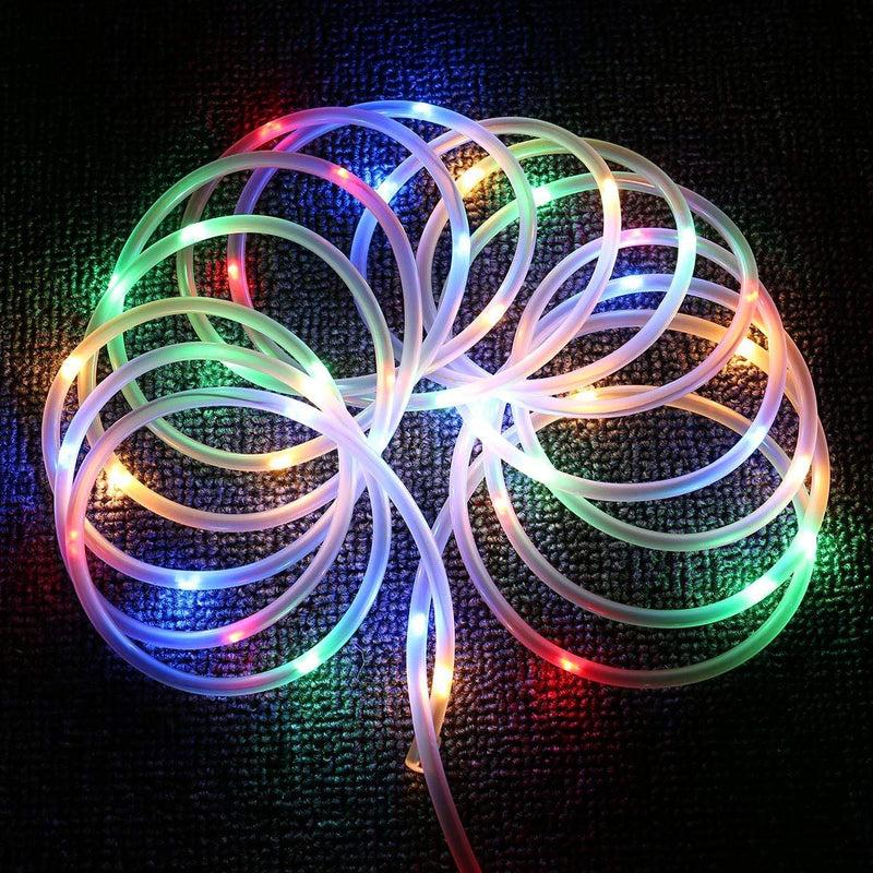 LE LED Rope Lights Outdoor, Multi Colored Indoor String Lights with Remote, 8 Modes, Waterproof, 33ft 100 LED USB Powered Fairy Lights for Bedroom, Garden, Patio, Kids Room, Deck, Christmas Decoration
