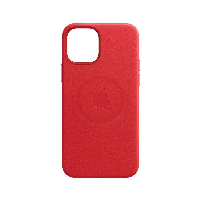 Apple Leather Case with MagSafe (for iPhone 12 and iPhone 12 Pro) - (Product) RED (PRODUCT)RED