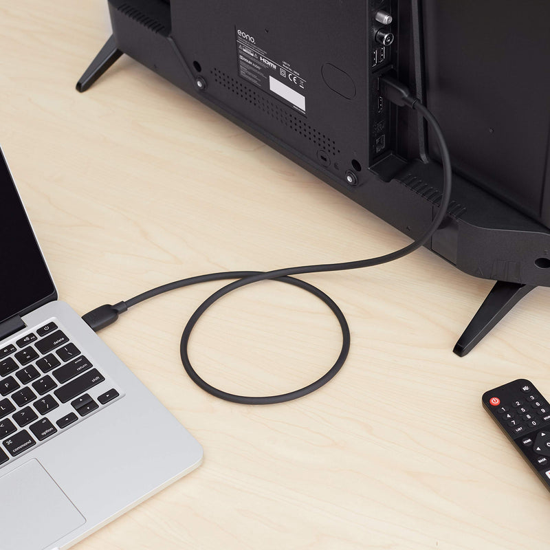 AmazonBasics 48Gbps High-Speed 8K HDMI Cable, Black - 3 Feet