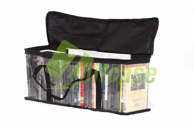 [AUSTRALIA] - Zuitcase- Handy Portable DVD Storage Bags - Best 2-Pack DVD Media Storage Bags Hold up to 80 DVDs (40 Each Bag) Pack of 2 