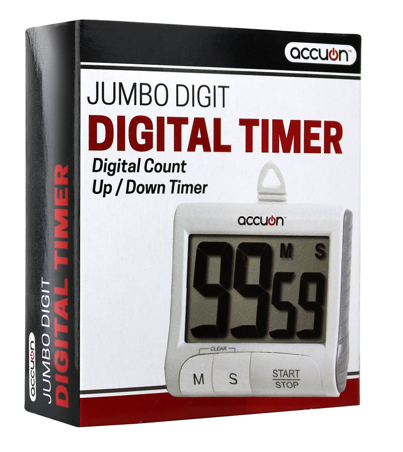 Accuon Electronic Jumbo Digit Countdown/Up Timer