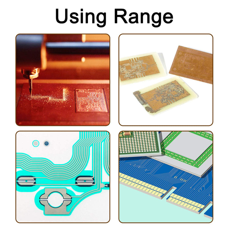 Aoje-Link Double Sided Copper Clad PCB Laminate Circuit Board, FR-4 Glass Fiber, 200 x 150 x 1mm, 2pcs 200x150x1mm