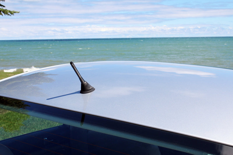 [AUSTRALIA] - AntennaMastsRus - Made in USA - 4 Inch Black Aluminum Antenna is Compatible with Jeep Compass MP (2017-2023) (New Body Style) 4" INCH - Aluminum 