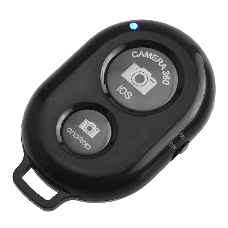 CamKix Camera Shutter Remote Control with Bluetooth Wireless Technology - Create Amazing Photos and Videos Hands-Free - Works with Most Smartphones and Tablets (iOS and Android) Black