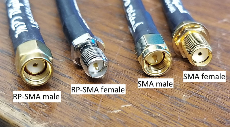 MPD Digital Genuine Times Microwave LMR-400 LMR400 RF Coaxial Cable with N Male and RP-SMA Male Connectors for Hotspot, WiFi, Radio Transmitters, Antenna, 12ft 12