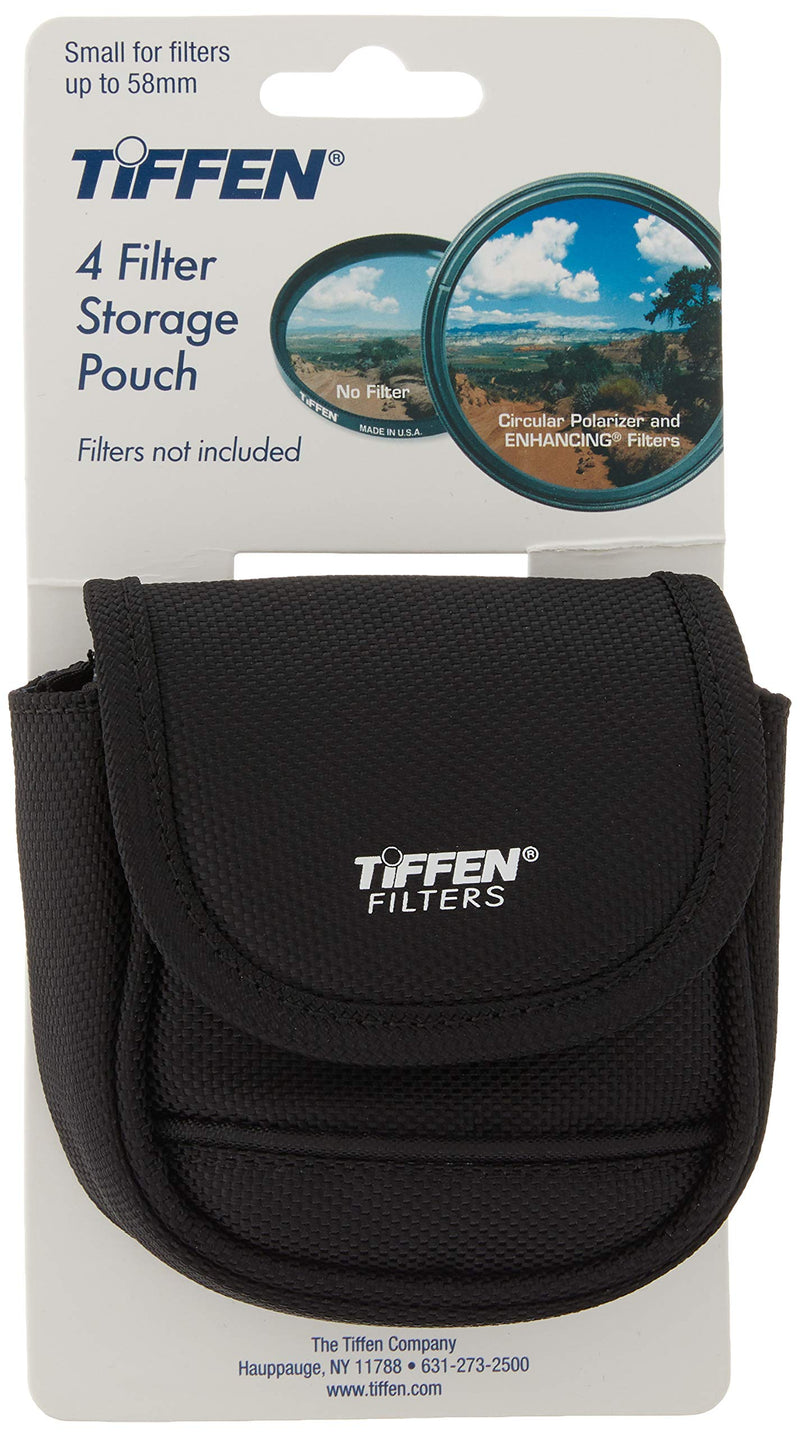 [AUSTRALIA] - Tiffen 4BLTPCHSMK Small Belt Style Filter Pouch for Filters Up to 58mm 