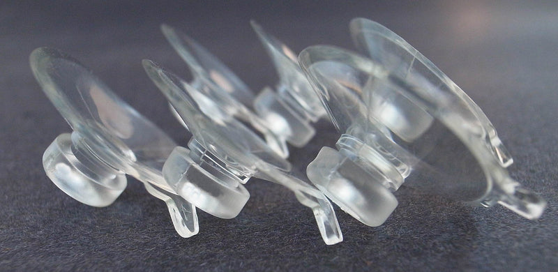 6 Pcs.Clear Suction Cups for Beltronics, Escort and Cobra Radar Detectors