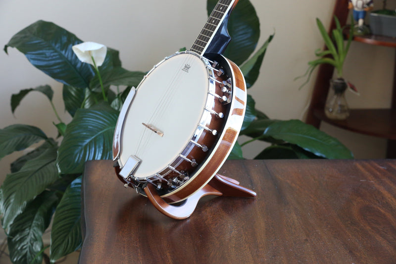 Mahogany Banjo Stand Also Fit Ukulele