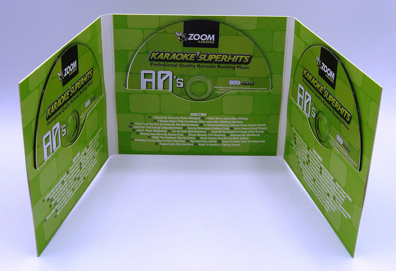 Zoom Karaoke CD+G - 80s Superhits 1 - Triple CD+G Karaoke Pack