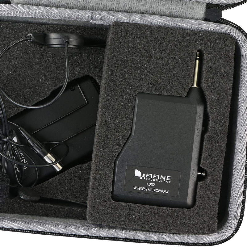 [AUSTRALIA] - co2crea Hard Travel Case Replacement for FIFINE K037B Wireless Microphone System Wireless Microphone 