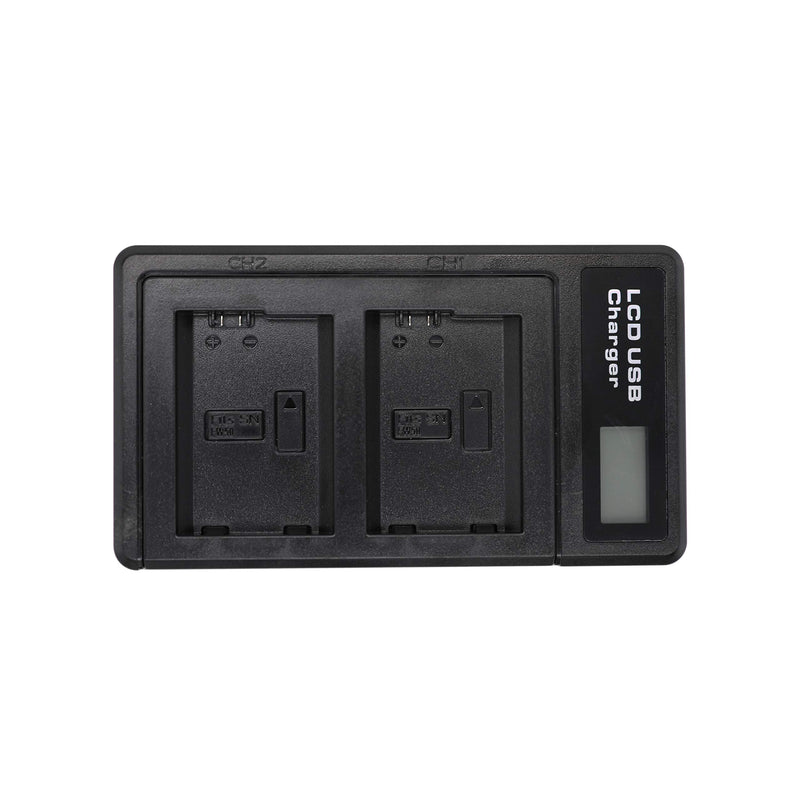 Np-fw50 Teseko Battery Charger Set Compatible with Sony A5100，A6000，A6300，A6500，A7M2，A7R2，S2，7R，7S，5100 Batteries (2-Pack, with USB Data Cable,1050mAh)