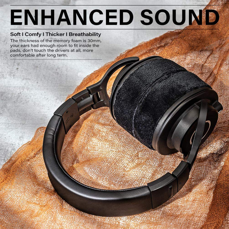 [AUSTRALIA] - Arctis 7 Pads Arctis Pro Wireless Ear Cushions Compatible with ATH M50X, M40X, MDR-7506, Arctis 5, Arctis 3, Arctis 9X, Arctis Ear Cushions I Velour 