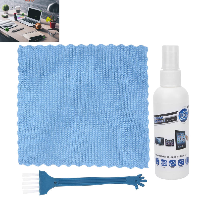 TV Screen Cleaner,Computer Laptop Mobile Phone Screen Cleaning Agent Cloth Brush Set Screen Cleaner Kit