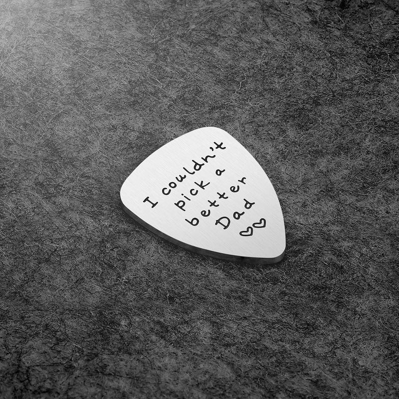 Father’s Day Gifts for Dad - I Couldn’t Pick a Better Dad Guitar Pick, Dad Gifts from Daughter Son