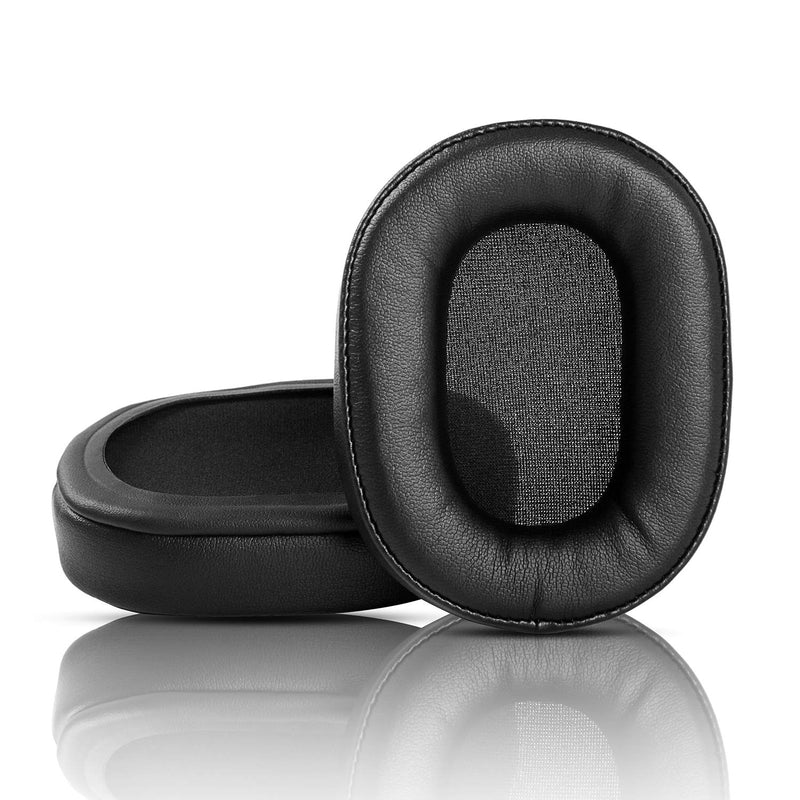 [AUSTRALIA] - Ear Pads Cushion Replacement Earpads Pillow Compatible with Oppo PM-3 PM3 PM 3 Headphones (Black Sheepskin Leather) Black Sheepskin Leather 