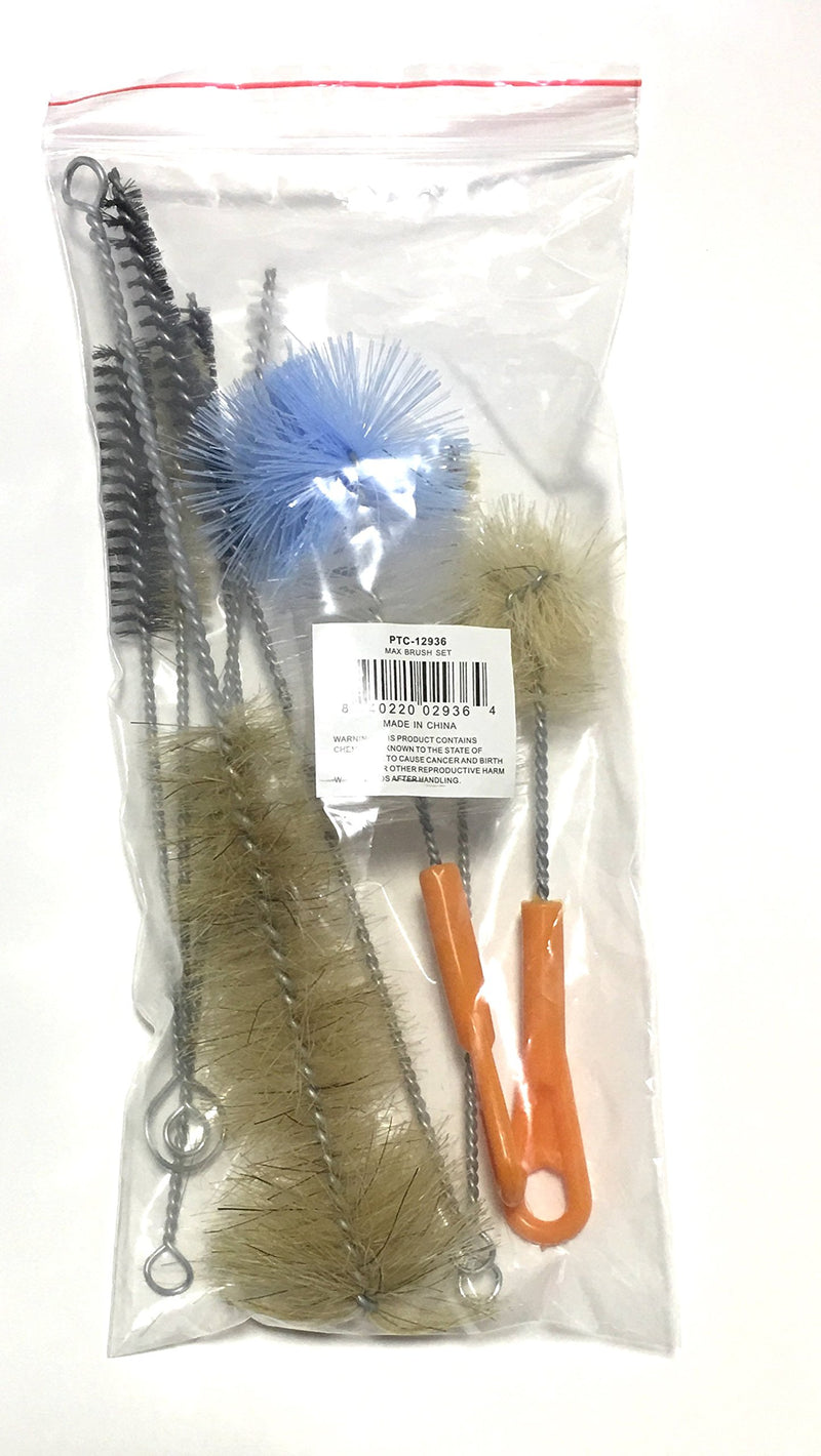 Ultimate Bottle & Tube Brush Cleaning Set 9 Sizes & Shapes - Natural & Synthetic Bristles by ProTool