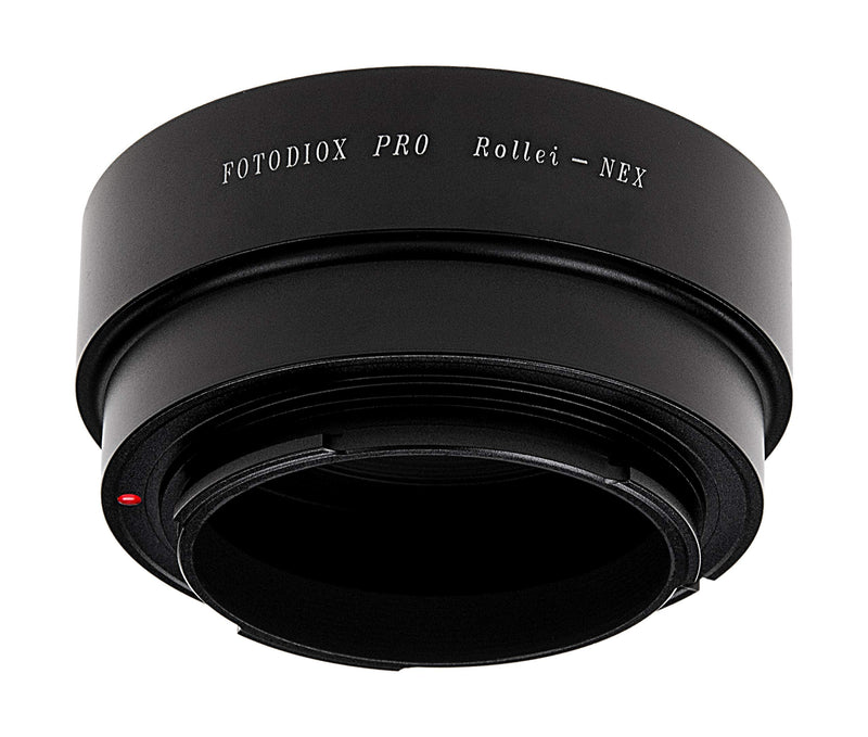 Fotodiox Pro Lens Mount Adapter, for Rollei 35mm Lens to Sony NEX E-Mount Mirrorless Cameras Rollei (QBM) 35mm
