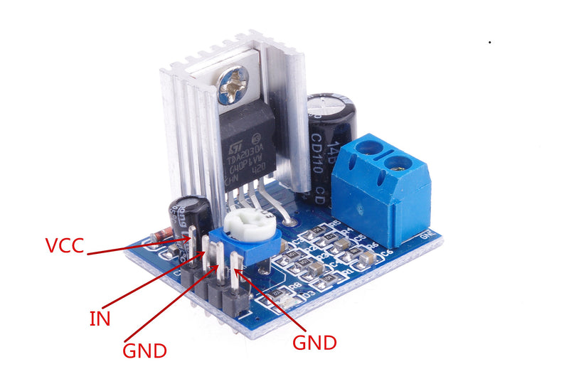 [AUSTRALIA] - SMAKN TDA2030A Amplifier Board module Voice Amplifier Single Power Supply 6-12V 