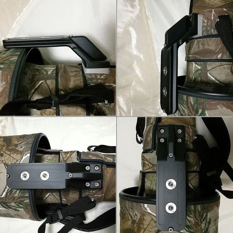 [AUSTRALIA] - Haoge LF-C468 Lens Collar Replacement Foot Tripod Mount Ring Stand Base for Canon 400mm F2.8 is/ISII/ISIII, 500mm F4.5 L, 600mm F4 is/ISII/ISIII, 800mm F5.6 is Built-in Arca Type Quick Release Plate Arca-Swiss Standard 