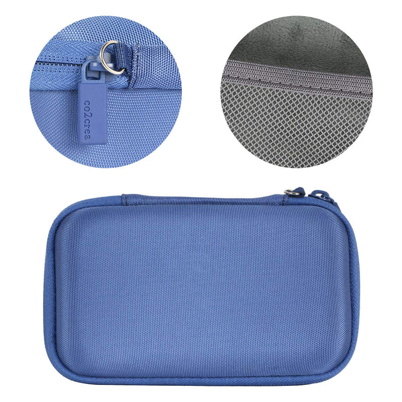 co2crea Hard Travel Case Replacement for VTech Kidizoom Duo Selfie Camera (Blue Case) Blue Case