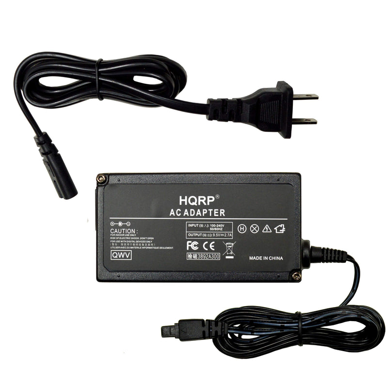 HQRP AC Adapter compatible with Canon CA-560 ZR50MC ZR45MC ZR40 ZR30MC ZR10 ZR20 ZR25MC ZR30MC, Optura 100MC 200MC Pi Camcorder, PowerShot G1 G2 G3 G5 G6 Digital Camera Charger