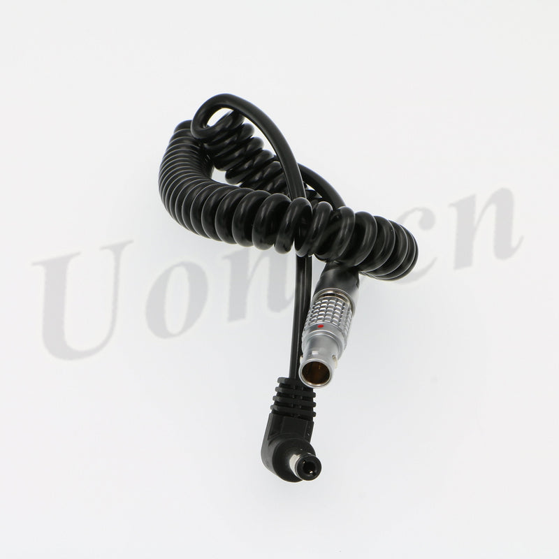 Uonecn ARRI Camera V Mount Anton Cable Straight 2 pin Male to DC Power Cable for DSLR Rig