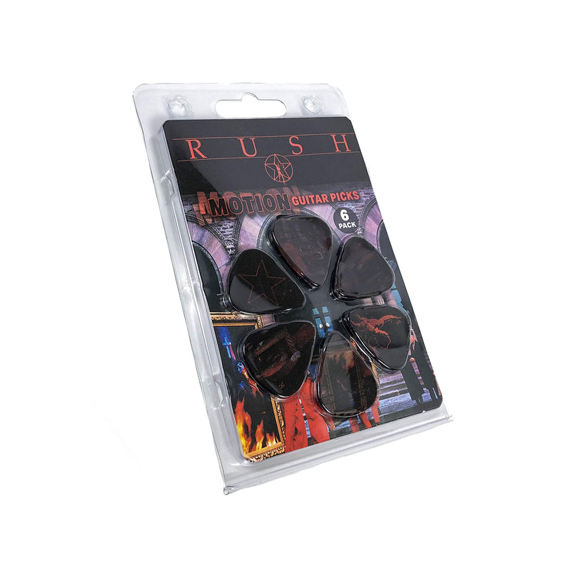 Perri's Leathers Ltd. LPM-RUSH1 - Motion Guitar Picks - Rush - 2112 - Official Licensed Product - 6 Pack - MADE in CANADA.