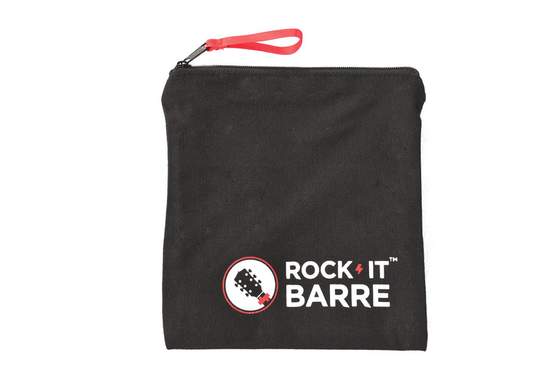 Rock-iT Barre Guitar & Ukulele Chording Device with Carrying Pouch (Black) Black