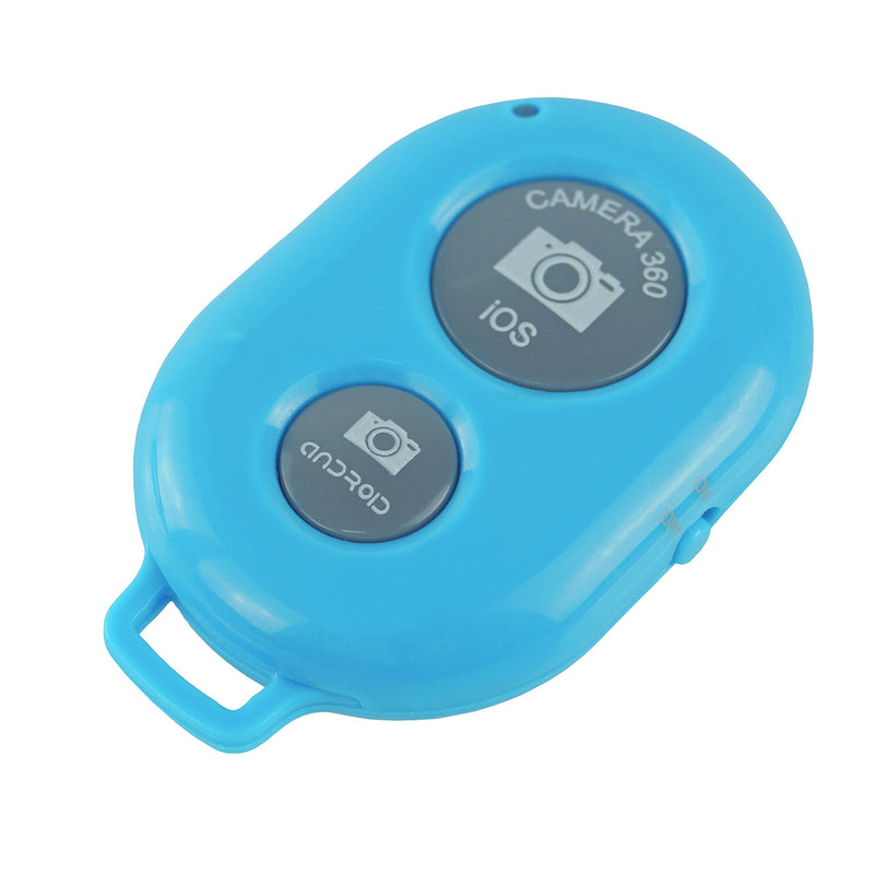 CamKix Camera Shutter Remote Control with Bluetooth Wireless Technology - Create Amazing Photos and Videos Hands-Free - Works with Most Smartphones and Tablets (iOS and Android) Blue