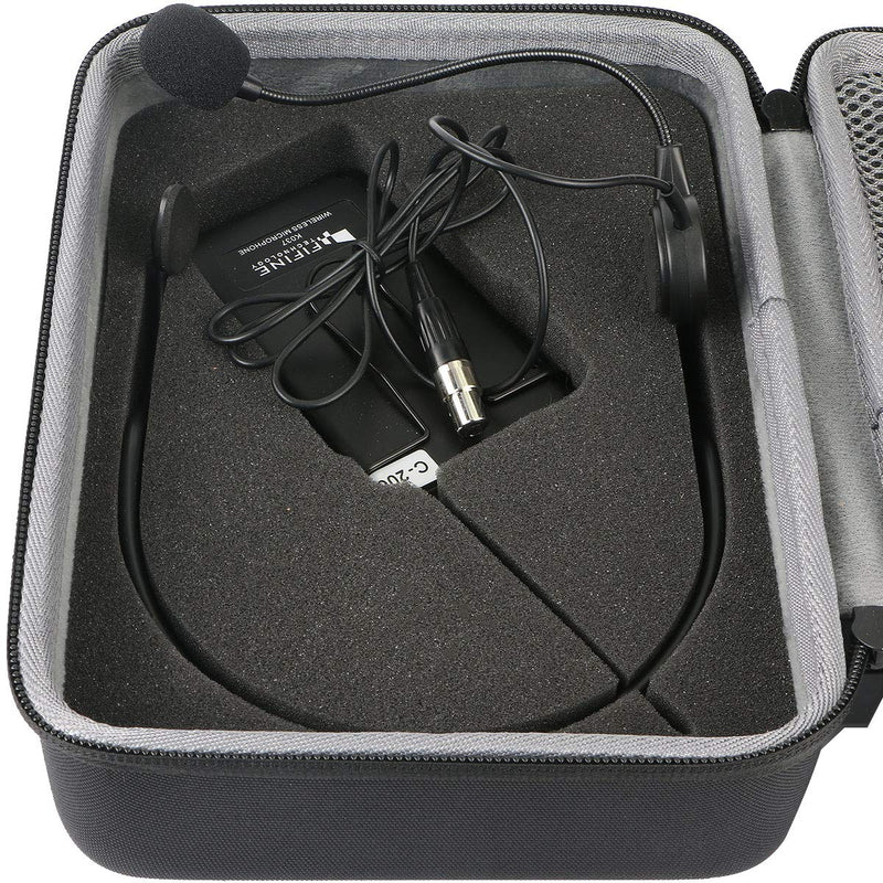 [AUSTRALIA] - co2crea Hard Travel Case Replacement for FIFINE K037B Wireless Microphone System Wireless Microphone 