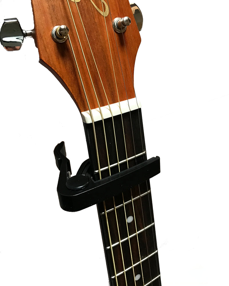 Tetra-Teknica GC106 Single-handed Guitar Capo Quick Change, Color Black