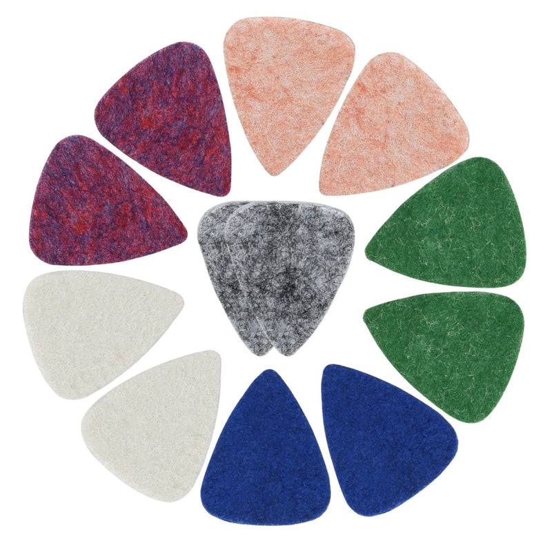 Solid Guitar Felt Picks, Celluloid Picks, Picks Holder Set Solid