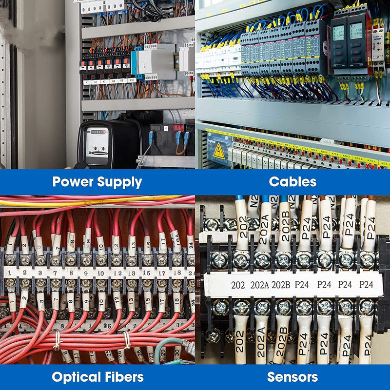 Fielect TD-1540 DIN Rail Terminal Block Row 40 Positions 660V 15A Covered Barrier Screw Terminal Block Wire Barrier Block Terminal Strip, 1Pcs