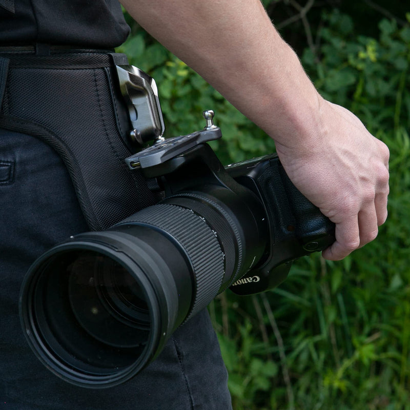 Spider Holster - SpiderPro Lens Collar Plate v2 - Easily Carry a Camera with Long Lens on Your Spider Holster! - Compatible with Canon, Sony, Nikon, Fujifilm
