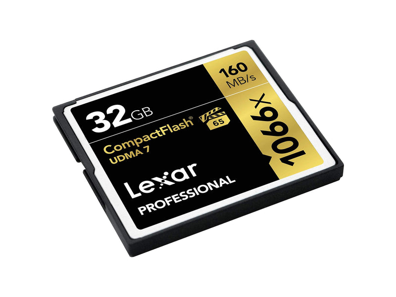 Lexar Professional 1066x 32GB VPG-65 CompactFlash card (LCF32GCRBNA1066)